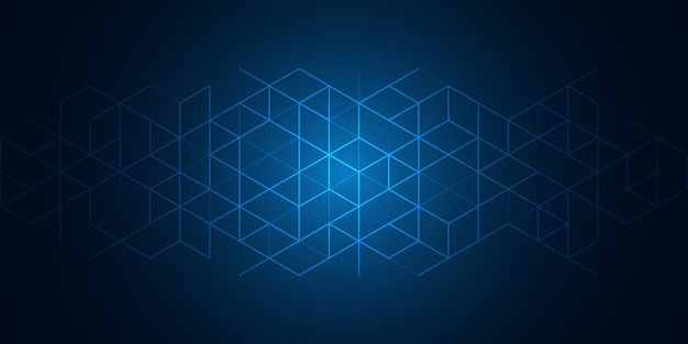 creative vector illustration of abstract geometric background