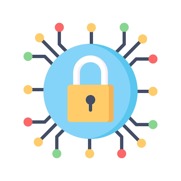 cryptocurrency encryption vector design ready to use icon