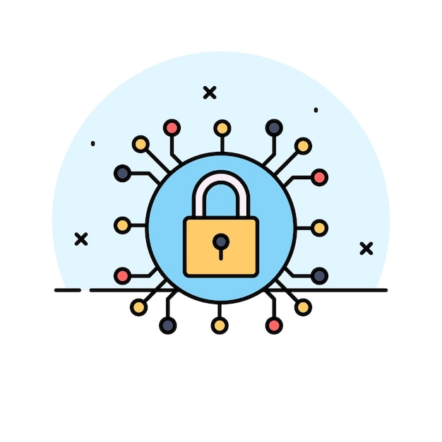 cryptocurrency encryption vector design ready to use icon