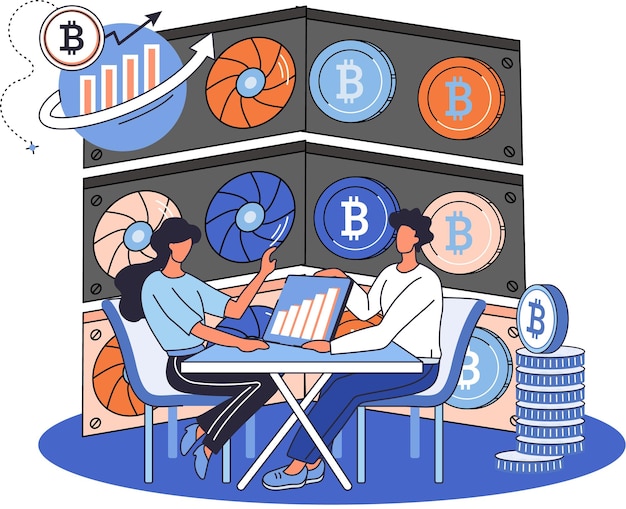 Cryptocurrency exchange and blockchain Bitcoin mining Modern commerce platform to trade digital virtual money investment technology Online money market finance trading Ecurrency transactions