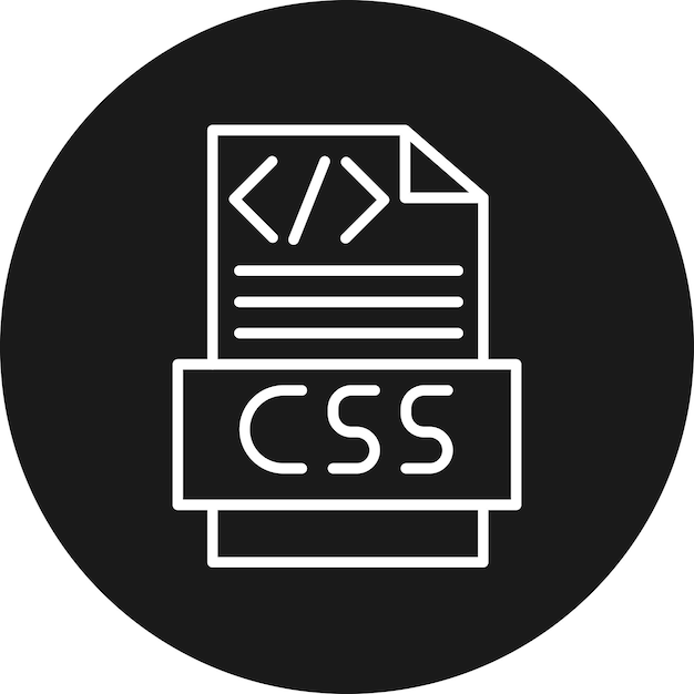 CSS Code vector icon Can be used for Coding and Development iconset