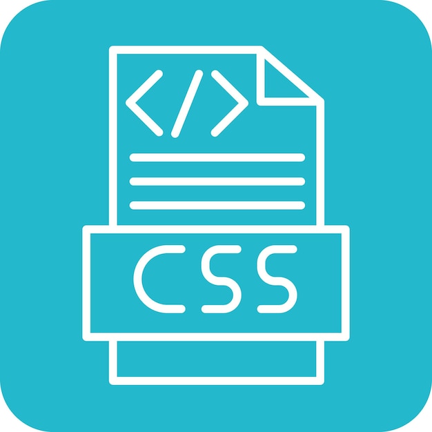 CSS Code vector icon Can be used for Coding and Development iconset