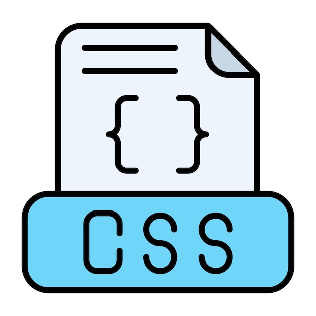 Css File Flat Illustration