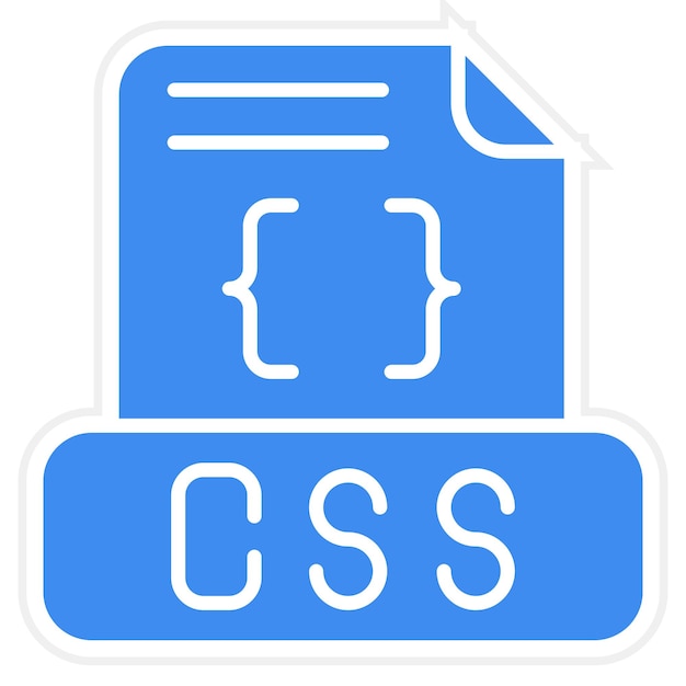 Css File icon vector image Can be used for Computer Programming