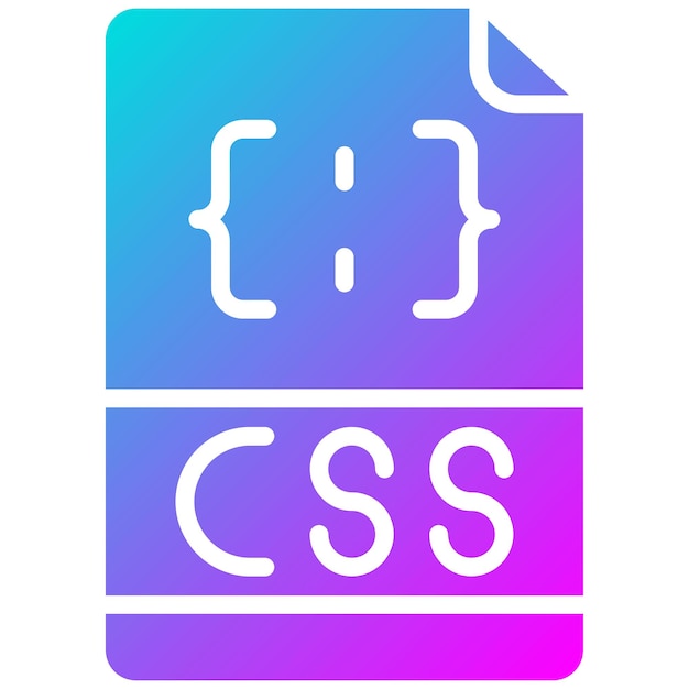 Css File Vector Illustration Style