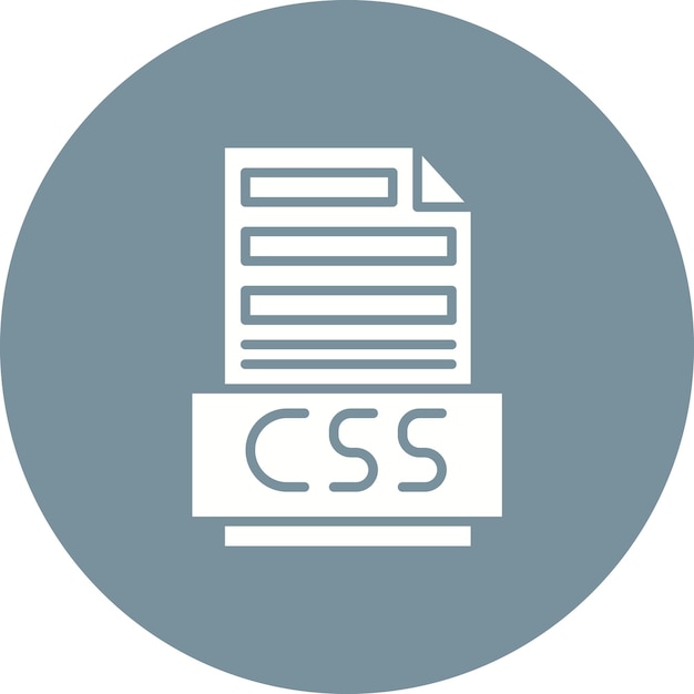 CSS-tiedoston vektorikuvitustyyli