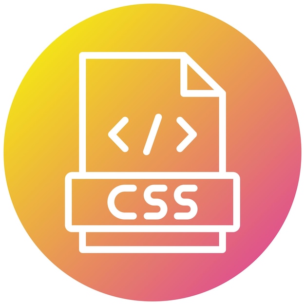 Css Vector Icon Design Illustration