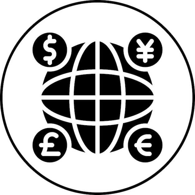 Currency icon vector image Can be used for Data Science