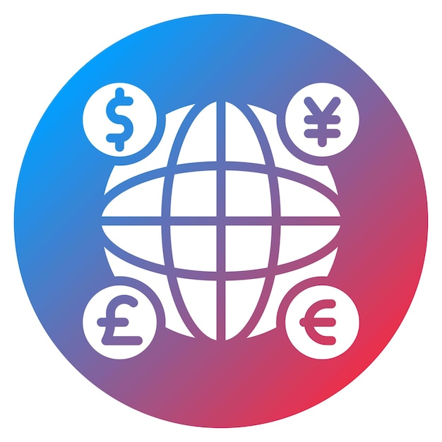 Currency icon vector image Can be used for Data Science