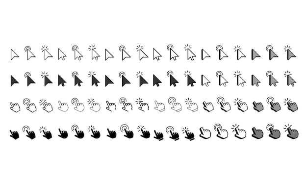 Cursor Click Icons