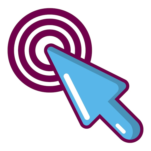 Cursor mouse icon Cartoon illustration of cursor mouse vector icon for web