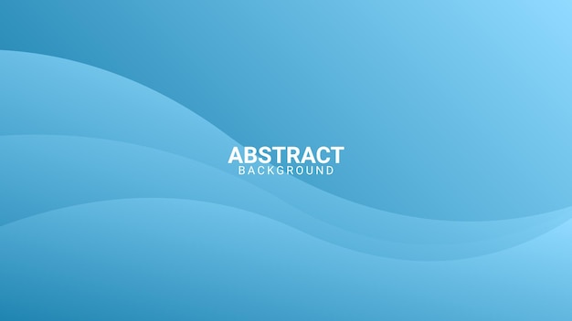 curve abstract background in blue color