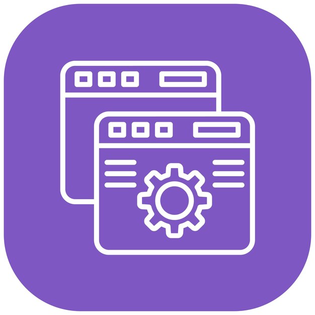 Custom Features Vector Illustration Style