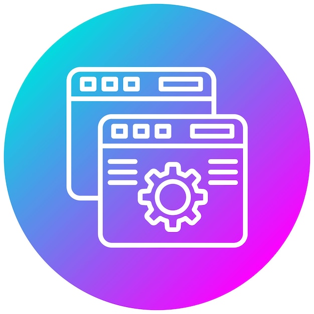 Custom Features Vector Illustration Style
