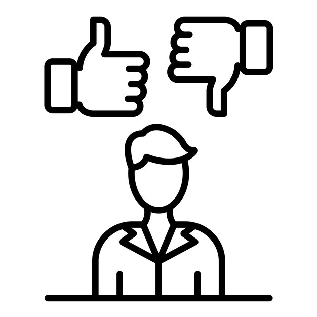 Customer Behavior Line Illustration
