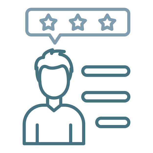Customer Reviews Flat Illustration