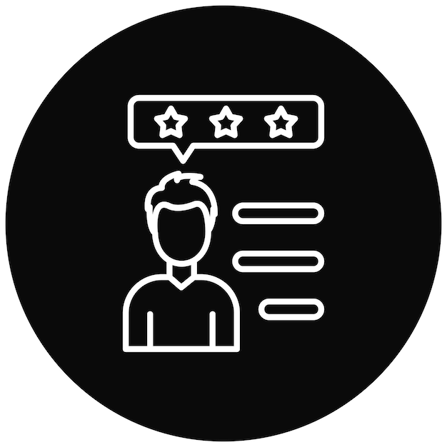 Customer Reviews icon vector image Can be used for Computer Programming