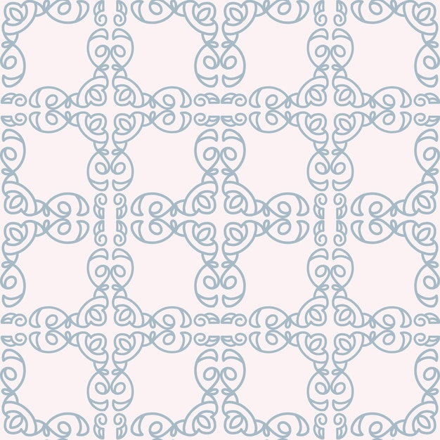 Cute hand drawn floral seamless pattern background