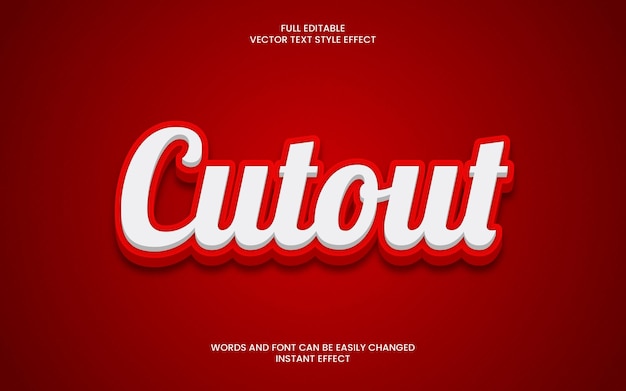 Cutout Text Effect