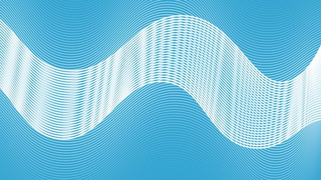 Cyan blue abstract background with curve line for backdrop or presentation