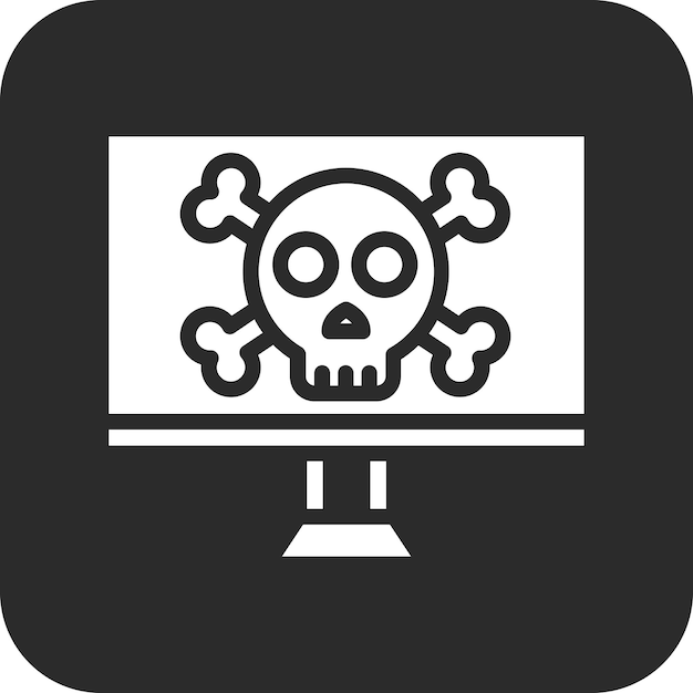 cyber attack vector icon illustration of cyber security iconset