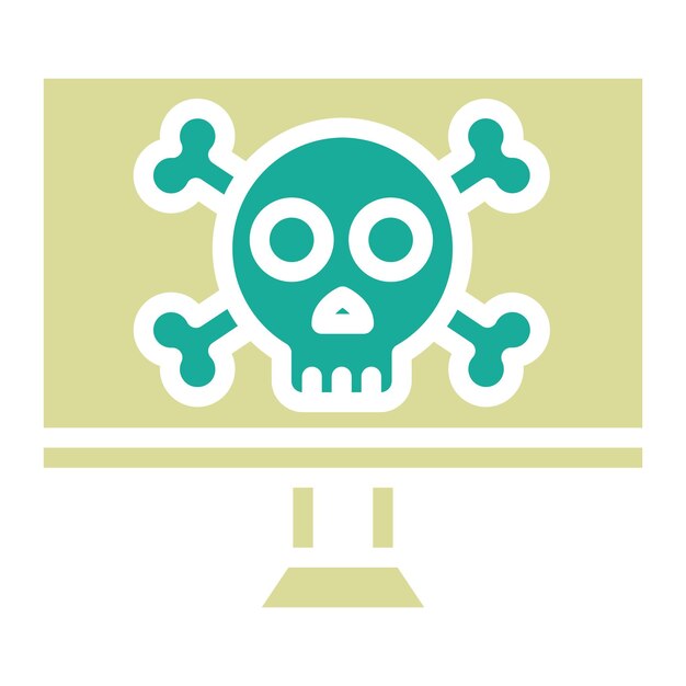 Cyber Attack vector icon illustration of Cyber Security iconset