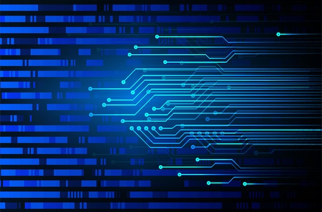 cyber circuit future technology concept background