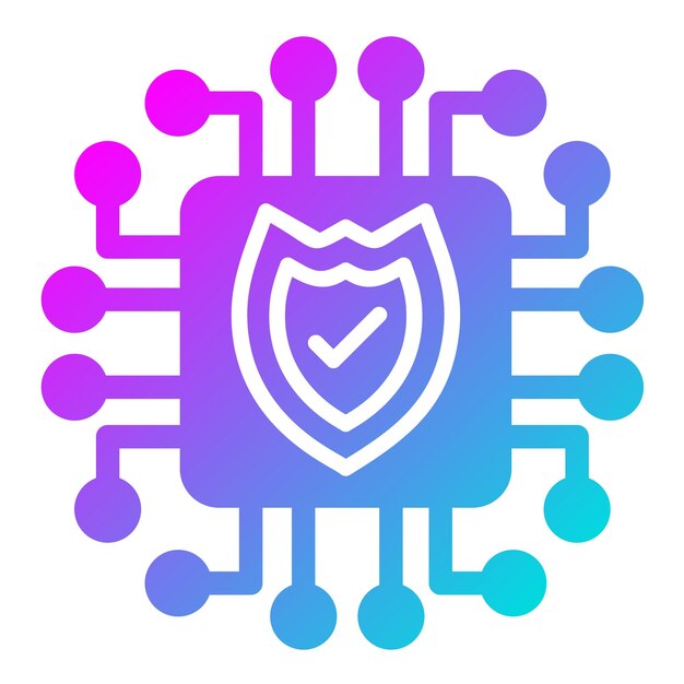 Cyber security Vector Icon Design Illustration