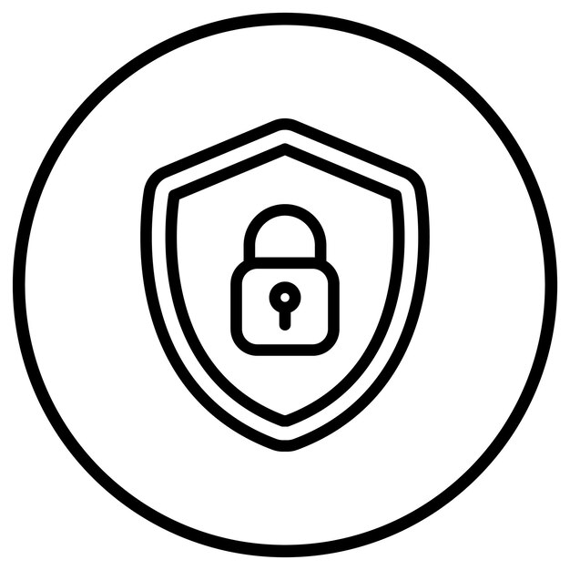 cyber security vector icon design illustration