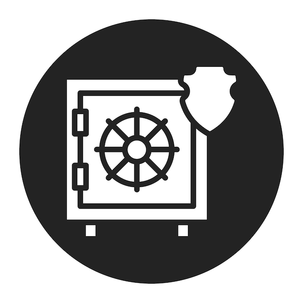 Cyber vault icon vector image Can be used for Information Security