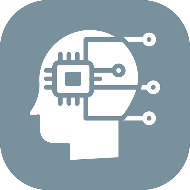 Cybernetics vector icon illustration of Data Analytics iconset