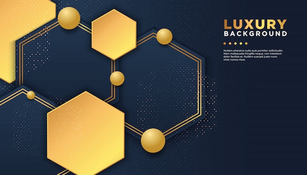 Dark abstract background with overlap layers. Luxury design concept. 