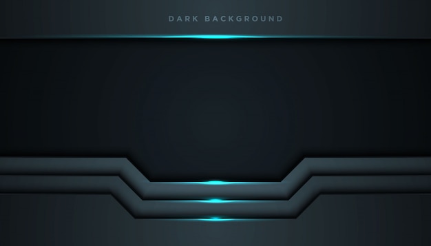 dark abstract background with overlap layers