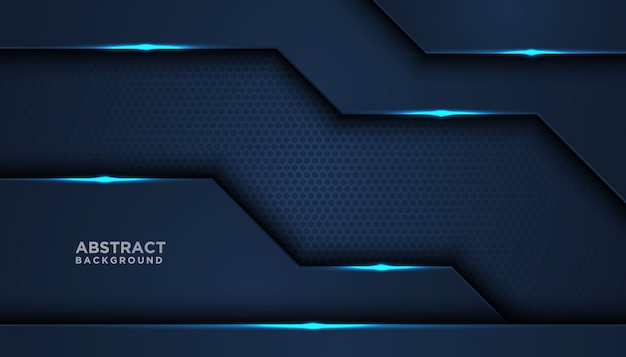 Dark abstract background with overlap layers