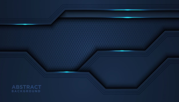 Dark abstract background with overlap layers
