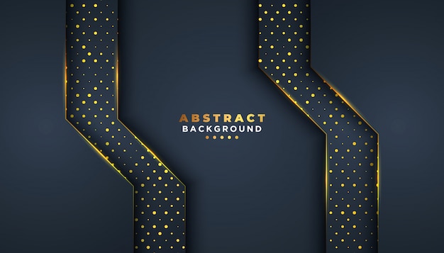 Dark abstract background with overlap layers.