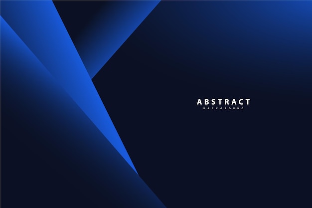 Dark blue abstract background Modern blue corporate concept