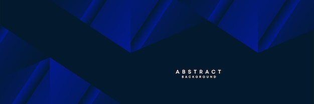 Dark blue black and navy blue gradient abstract technological modern geometric banner background