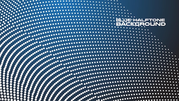 dark blue halftone abstract background vector image for backdrop or presentation