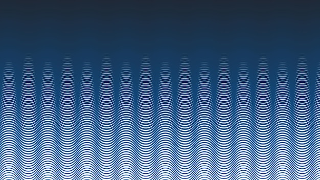 Dark blue wave stripes pattern abstract background