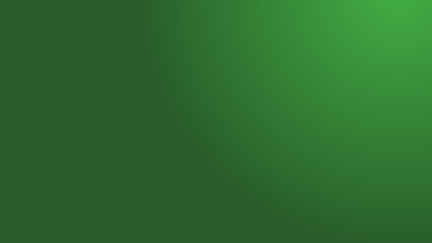 Dark Green smooth gradient abstract background for backdrop