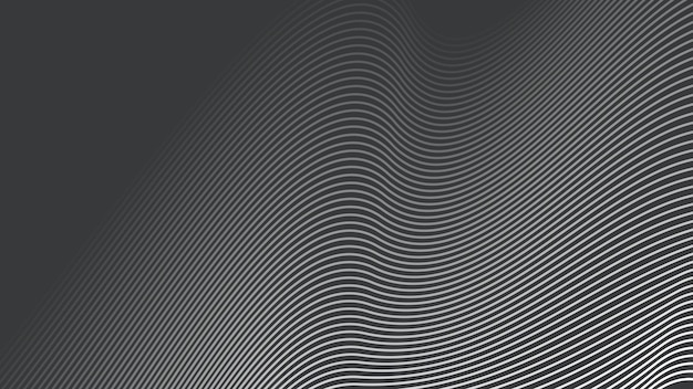 Dark grey abstract background with curve line for backdrop or presentation