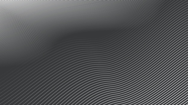 Dark grey abstract background with curve line for backdrop or presentation
