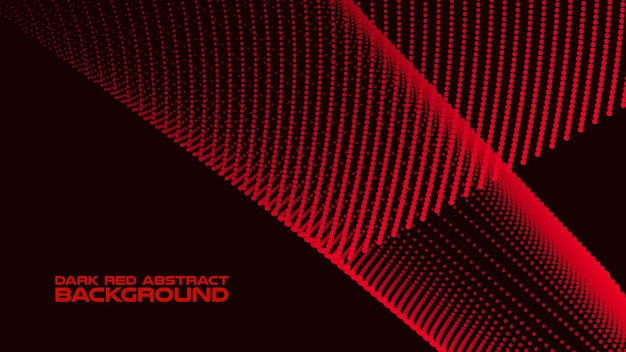 Dark Red Halftone Abstract Background for Backdrop or Presentation