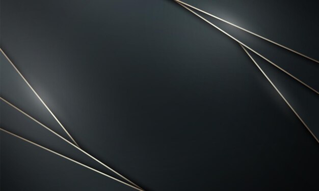 Dark triangles with golden lines background