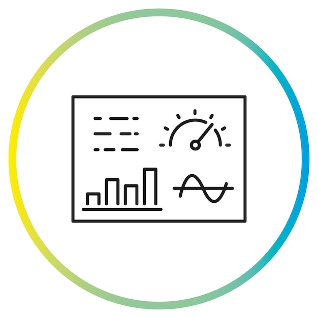 dashboard icon kpi widget performance data indicator