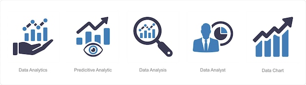 Data analysis and data chart concept