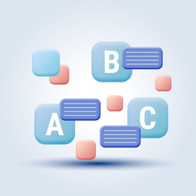 Data encryption cartoon style vector concept illustration