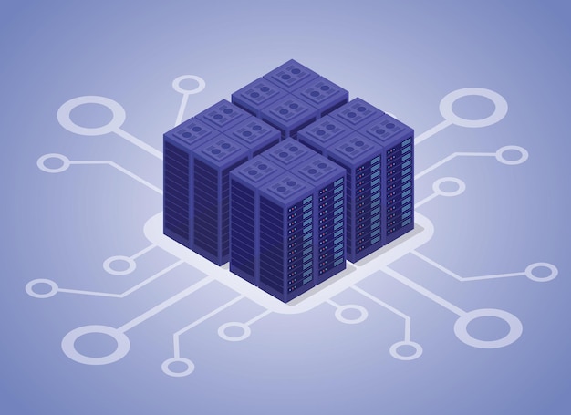 Data hosting server