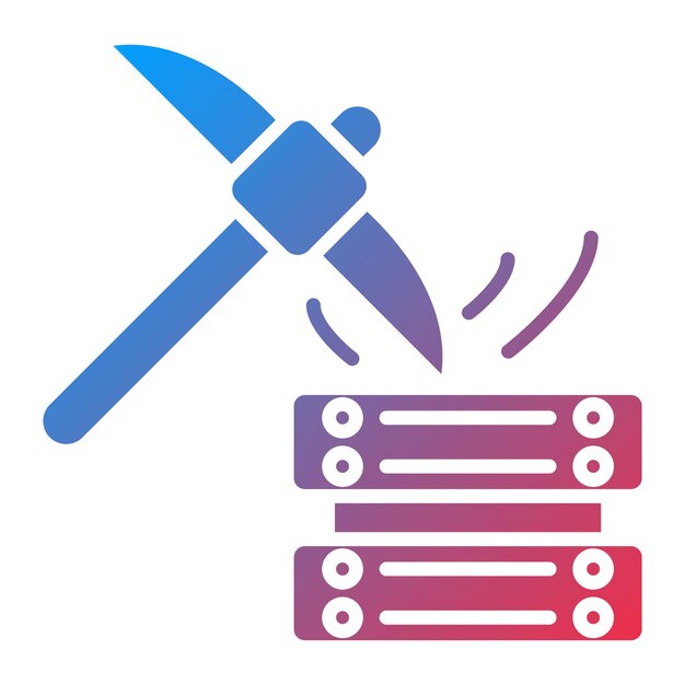 Data Mining icon vector image Can be used for Big Data